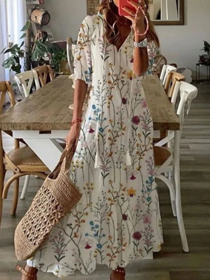 Rosa Premium and Stylish Printed Summer Dress Statement Occasion Edit