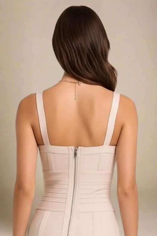 Bek Bandage Dress - Cream