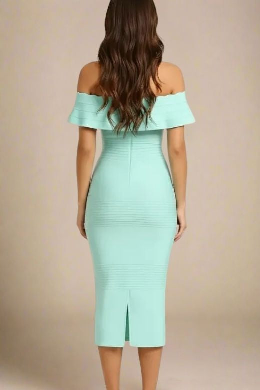 Billie Bandage Midi Dress - Mint Green