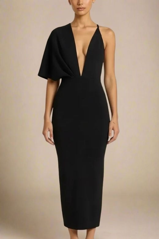 Blake Bandage Maxi Dress - Classic Black
