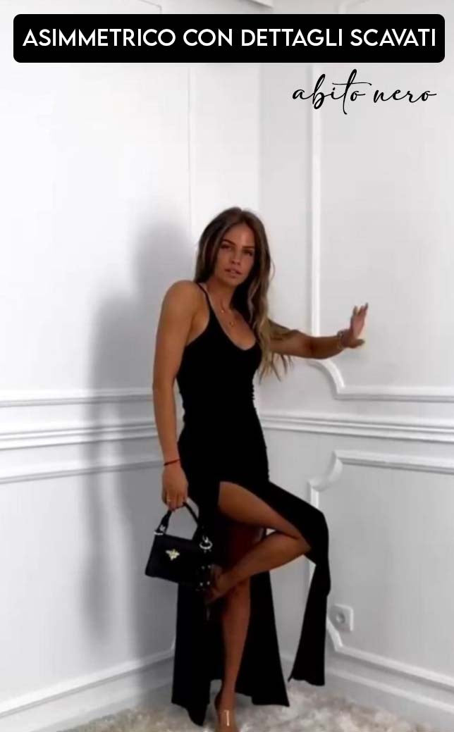 Isotta Luxe Black Evening Dress Premium Wardrobe Essential