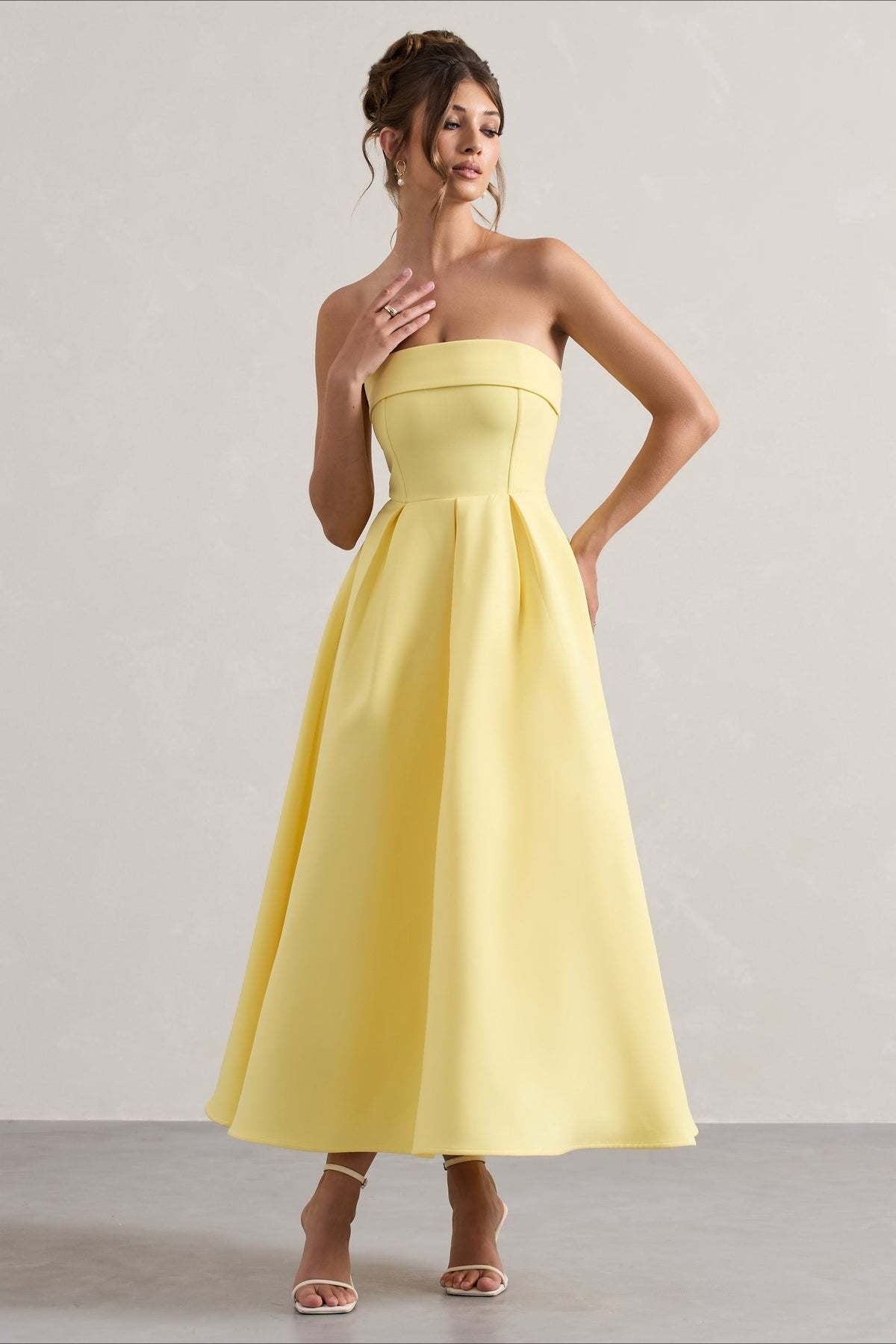 Bandage Strapless Party Dress - View 10 | VelvetHem