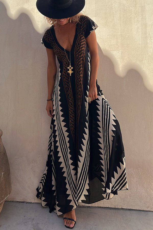 Haydée A-line Maxi Dress for Women Wedding Guest Look