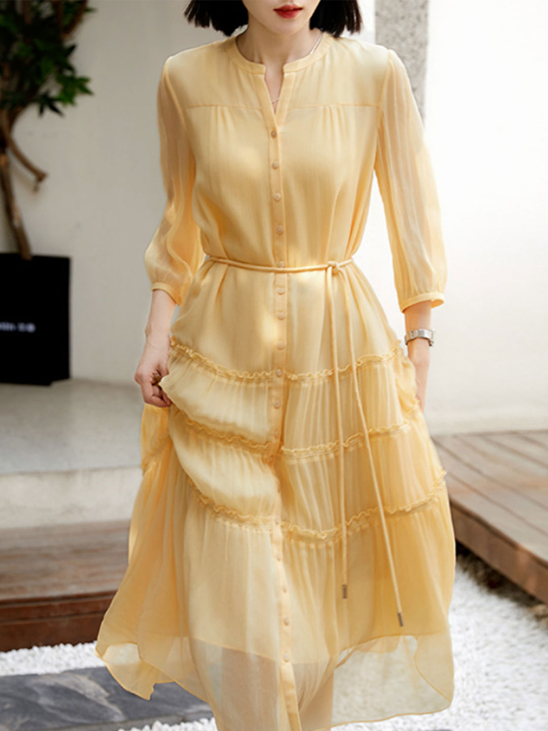 Elegantly Styled Dress for Everyday Wear