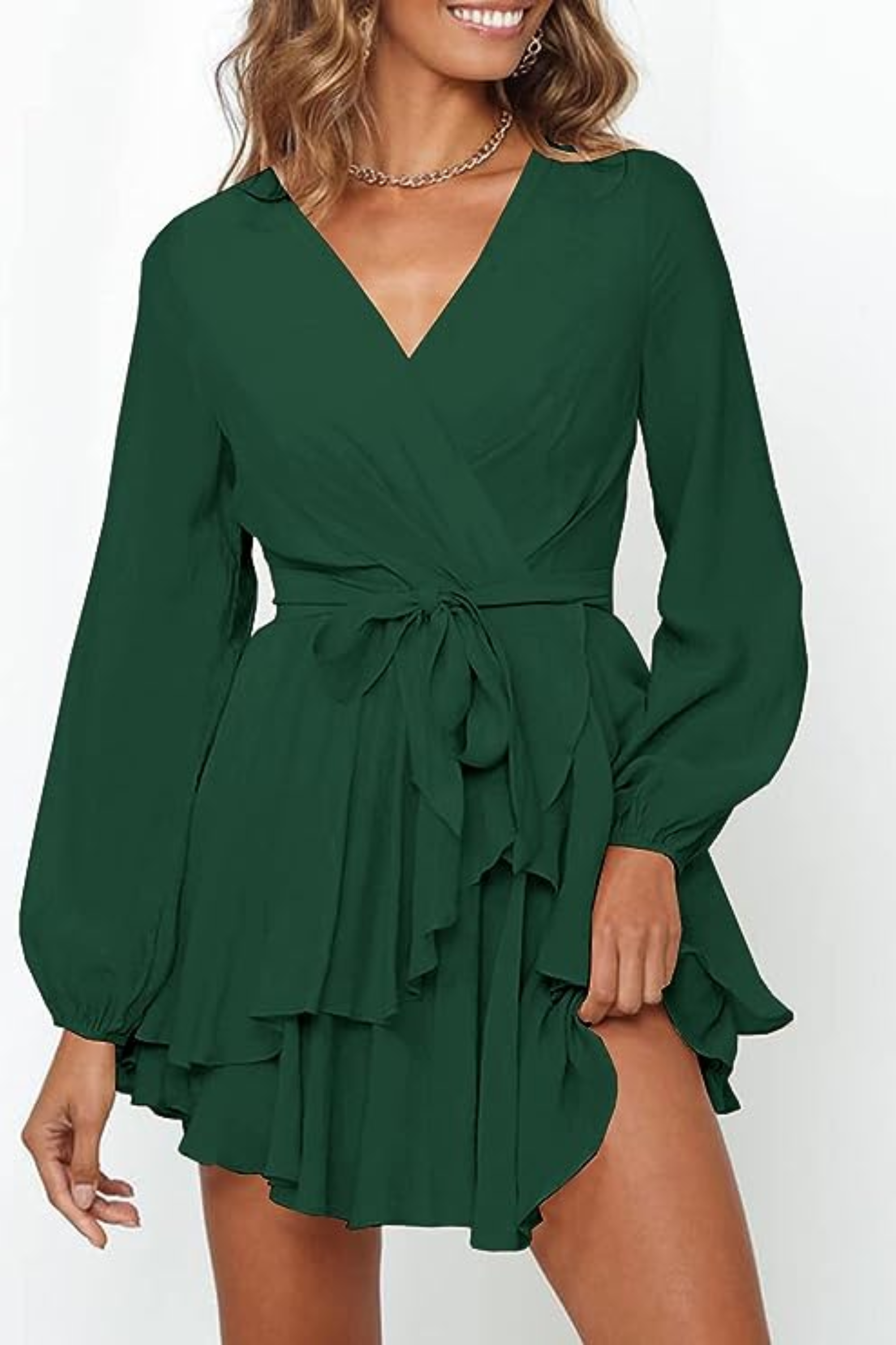 Natalia Exclusive Summer Wrap Mini Dress Boutique Collection