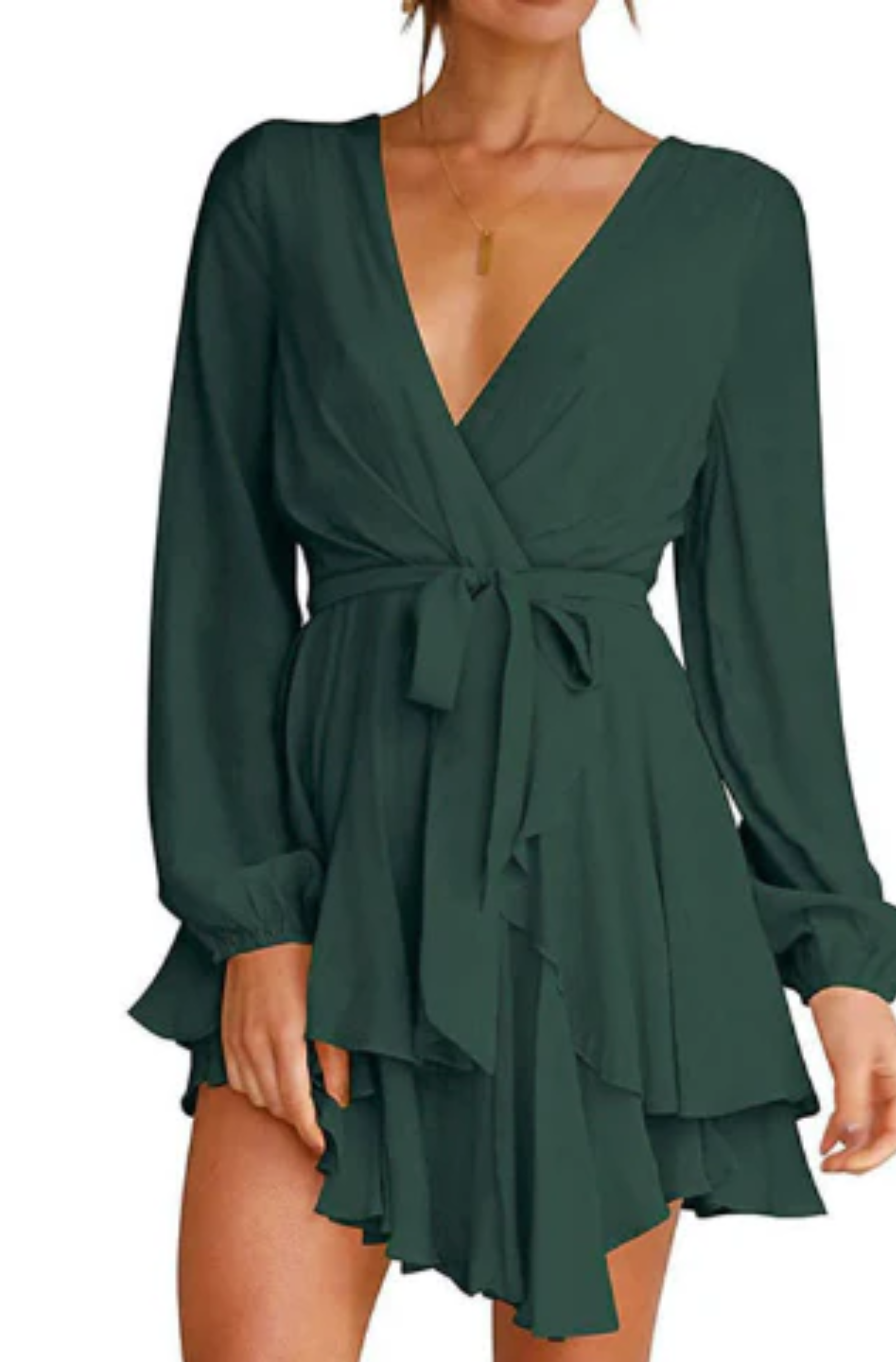 Sara Elevated Summer Wrap Dress Mini Designer Edit
