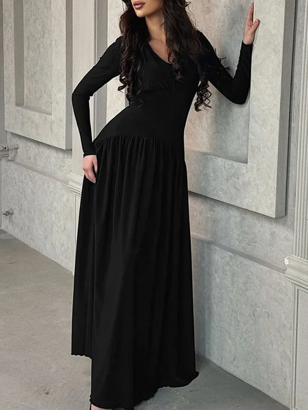 Daniela Long Sleeve Maxi Dress