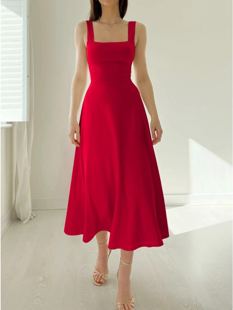 Selene Timeless Reversible Midi Dresses Premium Wardrobe Essential