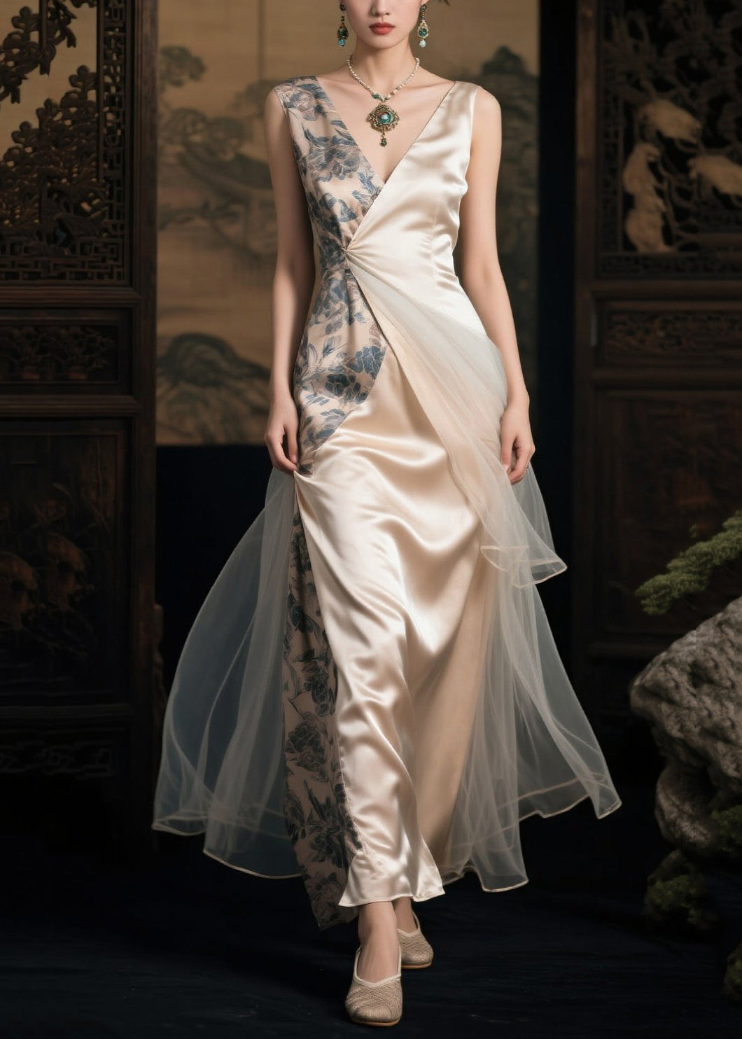Well Tailored Dress with a Graceful Silhouette