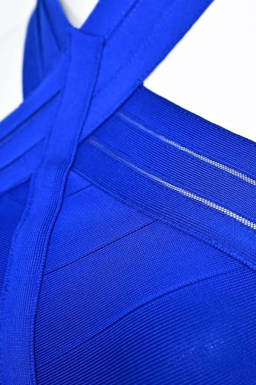 Eden Bandage Dress - Royal Blue