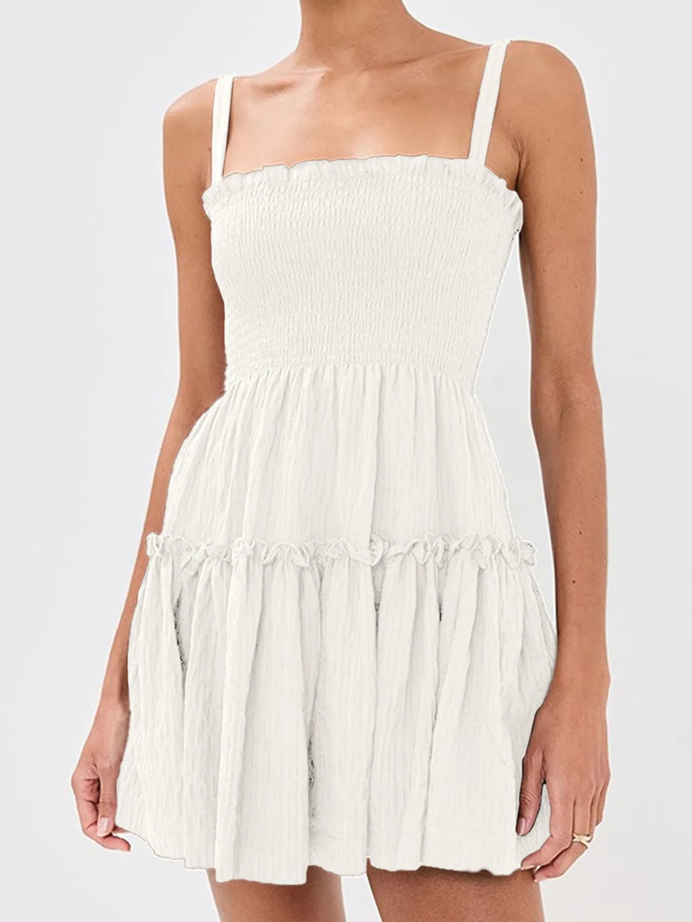 Lucrezia Exclusive Chic Sleeveless Sheath Mini Dress Silhouette Collection
