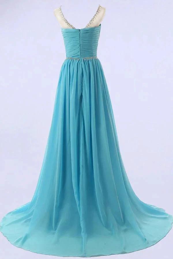 Elegant A-line Scoop Bridesmaid/Prom Dresses with Beading  PG 206 (ZD13156)