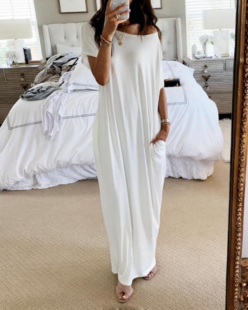 Maribel Timeless Maxi Shirt Dress Boutique Collection