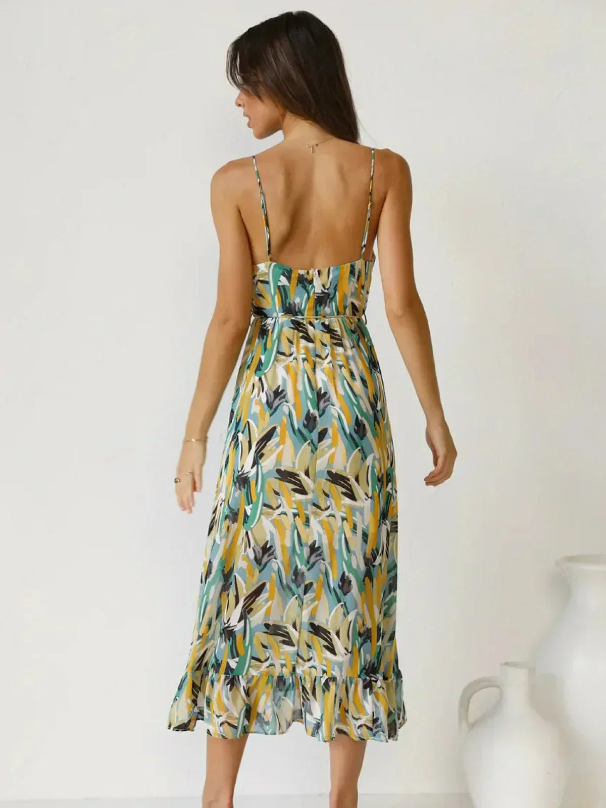 Samantha Exclusive Colorful Midi Dress Boutique Collection