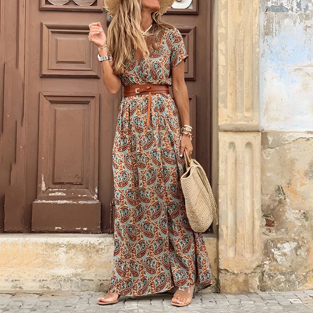 Liliana Statement Beautiful Long Summer Dress Occasion Edit