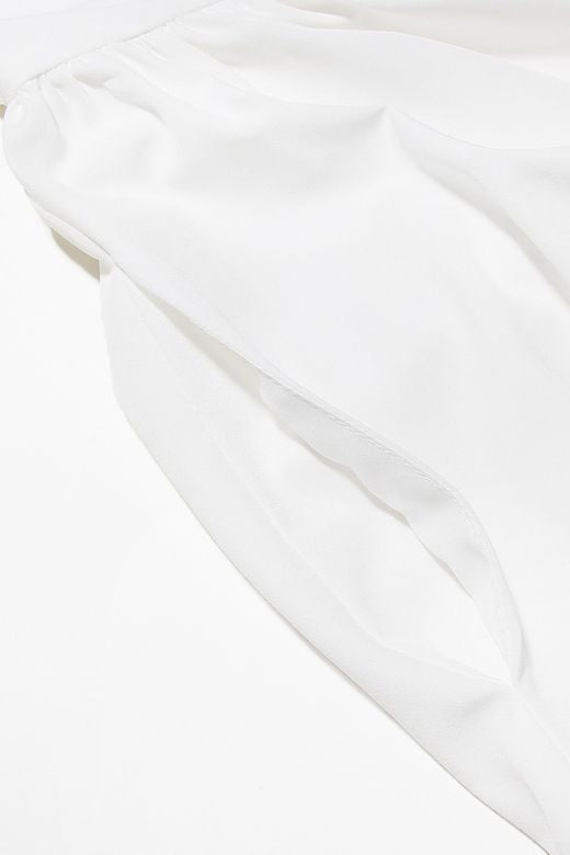Everly Midi Dress - White Pearl