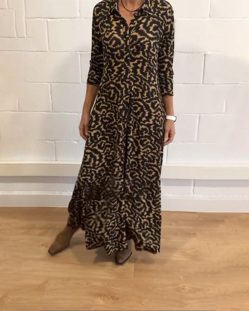Claudia Elegant Maxi Dress Vintage Inspired Dress for Everyday Wear
