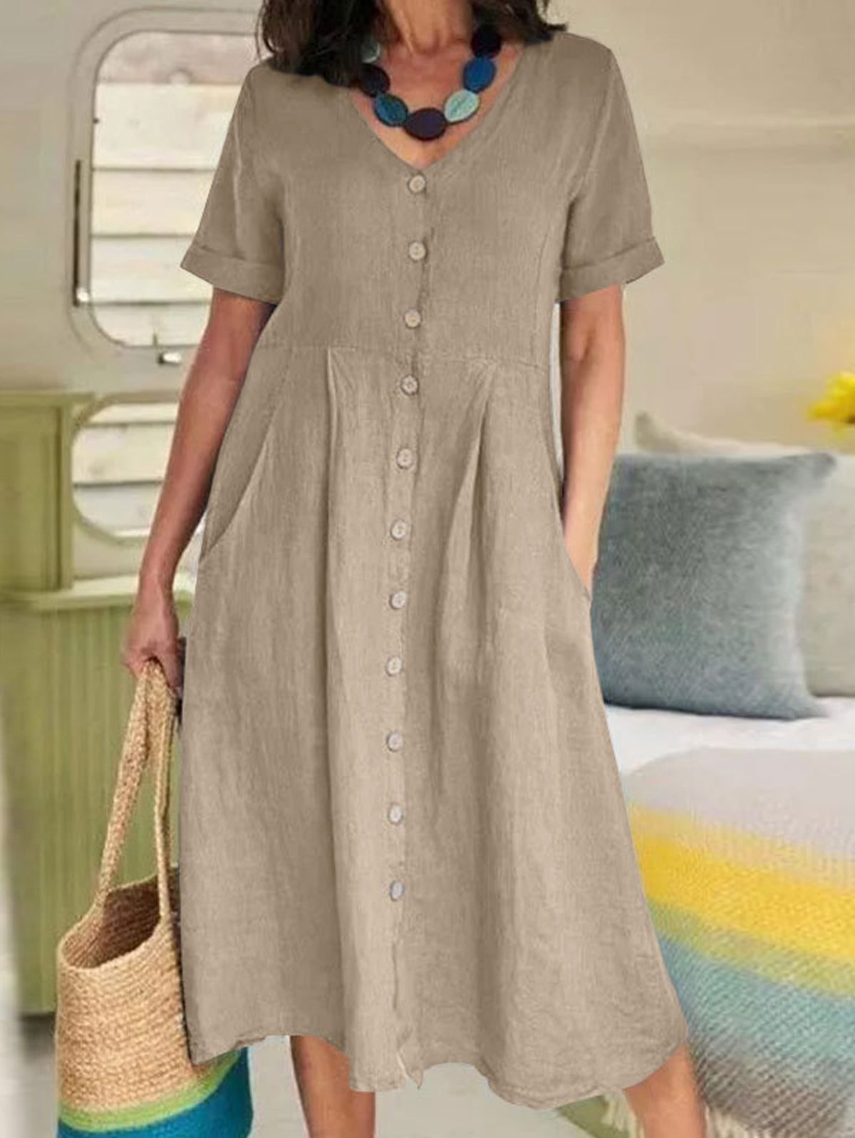 Elegantly Styled Dress for Everyday Wear