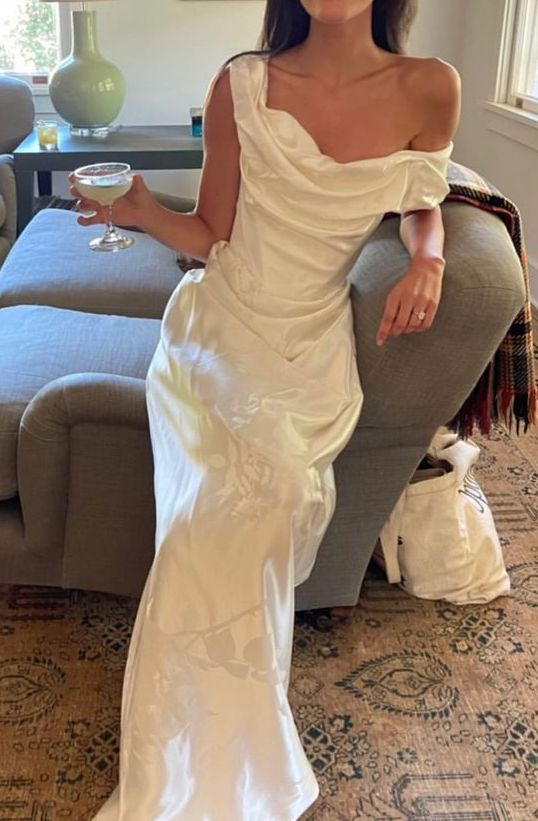 Elegant White Long Prom Dress Evening Dress - VelvetHem