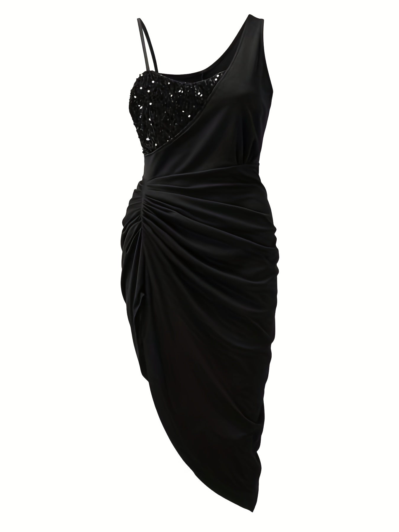 Jimena Elevated Asymmetrical Cocktail Dress Designer Edit
