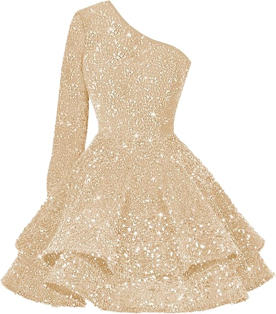 Pink Halter A-Line Sequins Short Party Dress Birthday Outfits fg7116 - View 6 | VelvetHem