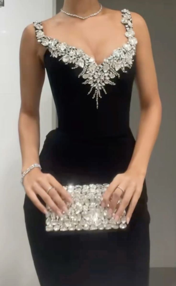 Black Mermaid Sexy Long Formal Dress Evening Party Dresses - View 5 | VelvetHem
