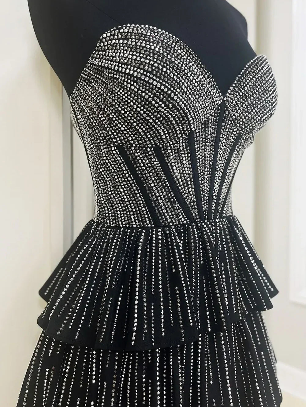 Sparkly A Line Sweetheart Royal Blue Short Homecoming Dress with Beading - View 8 | VelvetHem