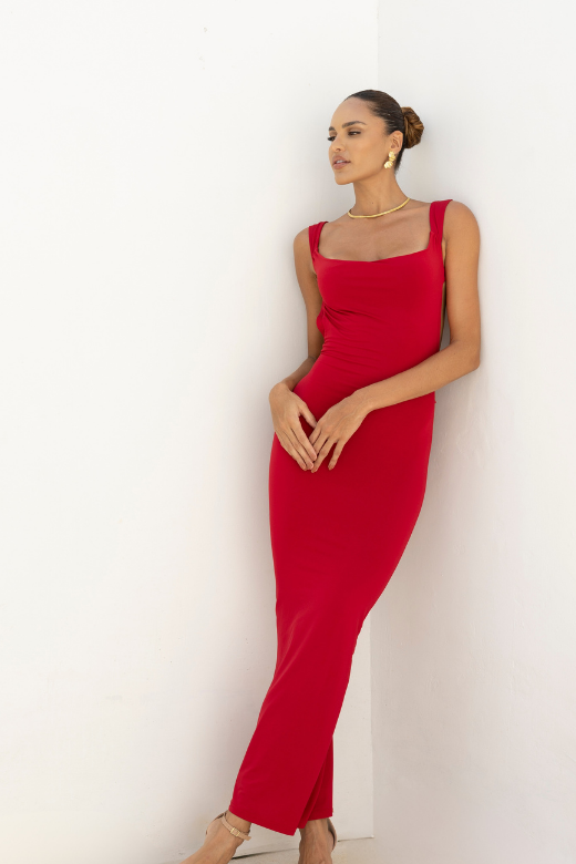 Harper Bodycon Maxi Dress - Classic Black