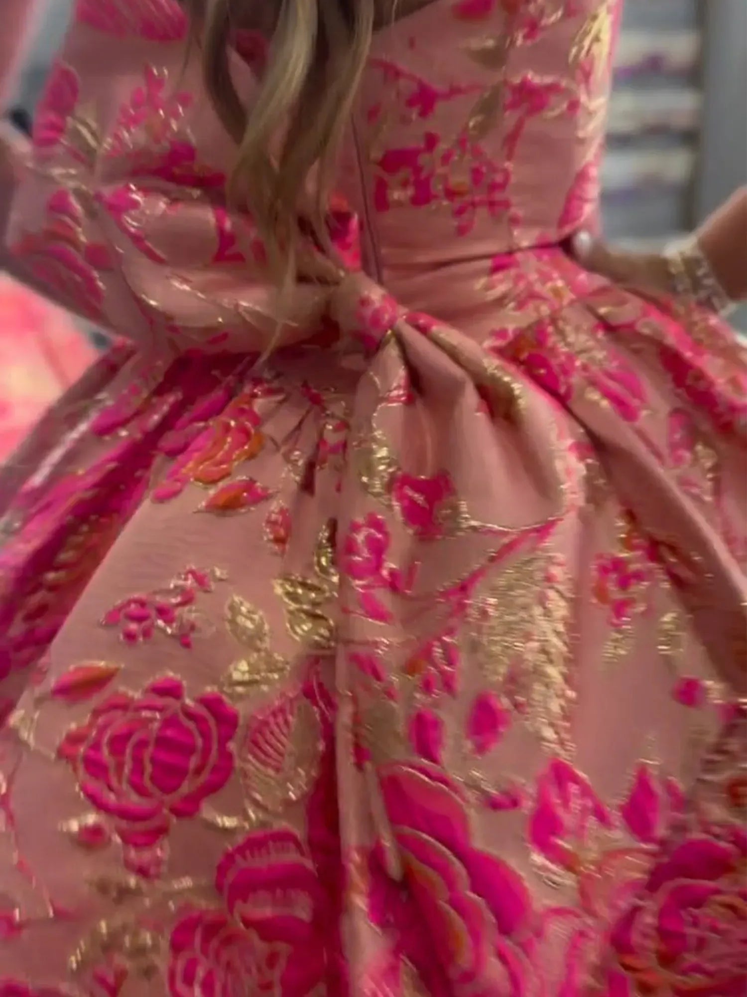 Sweetheart Floral Brocade A-Line Mini Homecoming Dresses