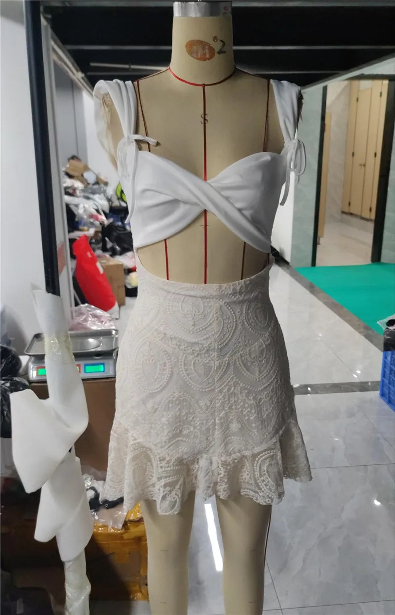 Hirigin Party Club Robe for Women Cut Out Dresses
