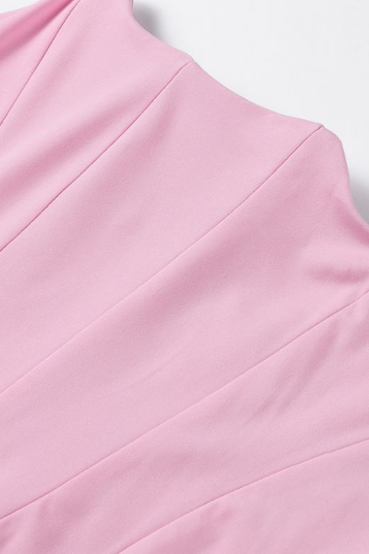 Hope Bodycon Wrap Maxi Dress - Dusty Pink