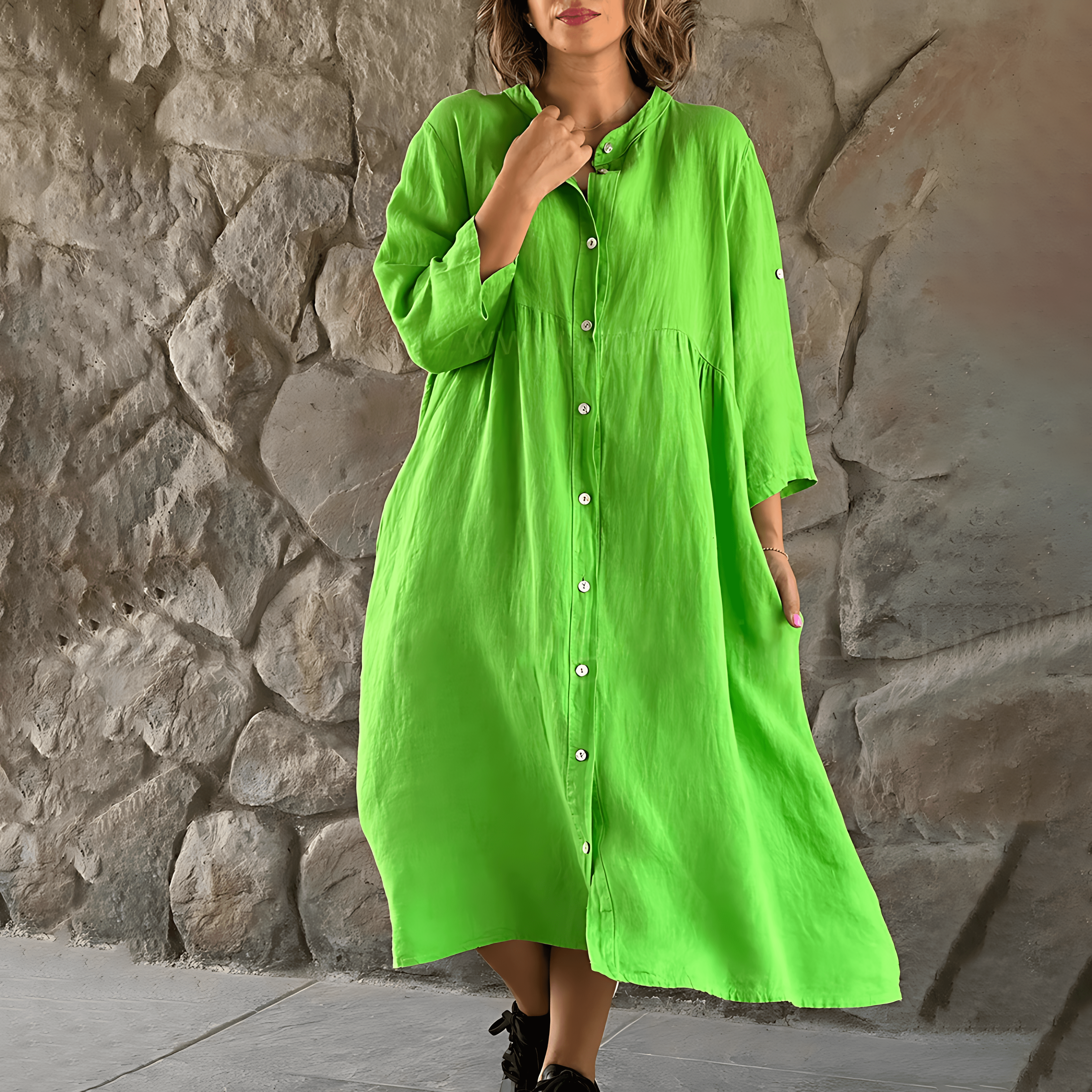 Olaya Casual and Stylish Summer Dress for Women Flattering Modern Fit