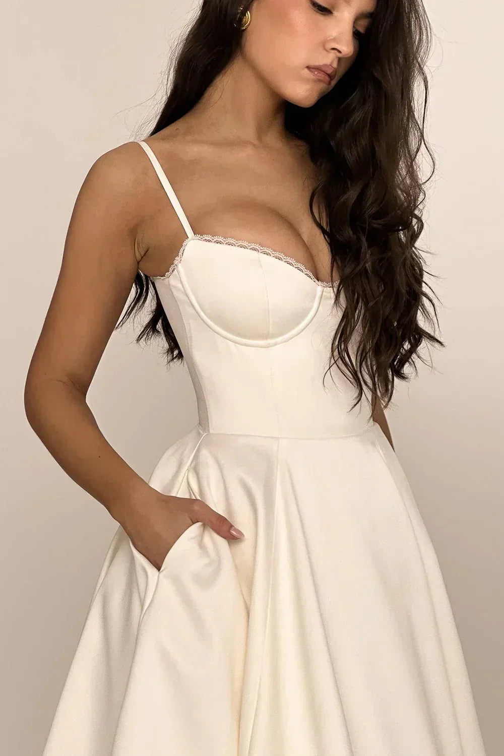 Daniela Elegant Midi Dress for Women Sophisticated Look