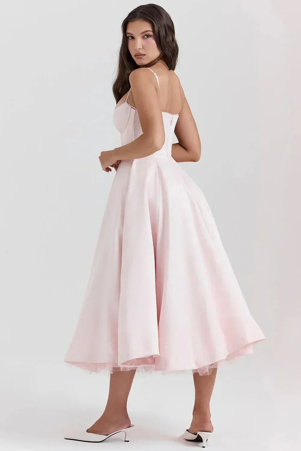 Daniela Elegant Midi Dress for Women Sophisticated Look