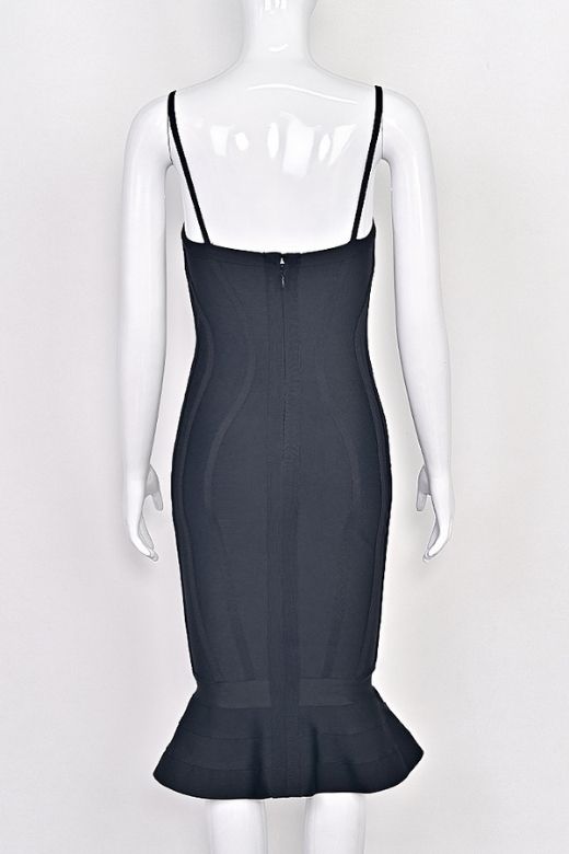 Joy Bandage Midi Dress - Classic Black