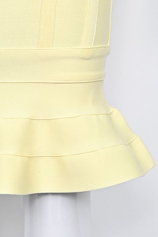 Joy Bandage Midi Dress - Sun Yellow
