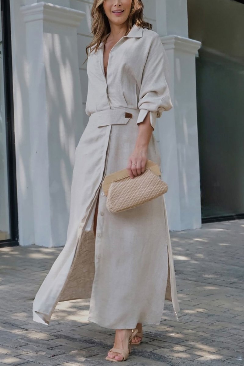 Natalia Elevated Long Dress Statement Occasion Edit