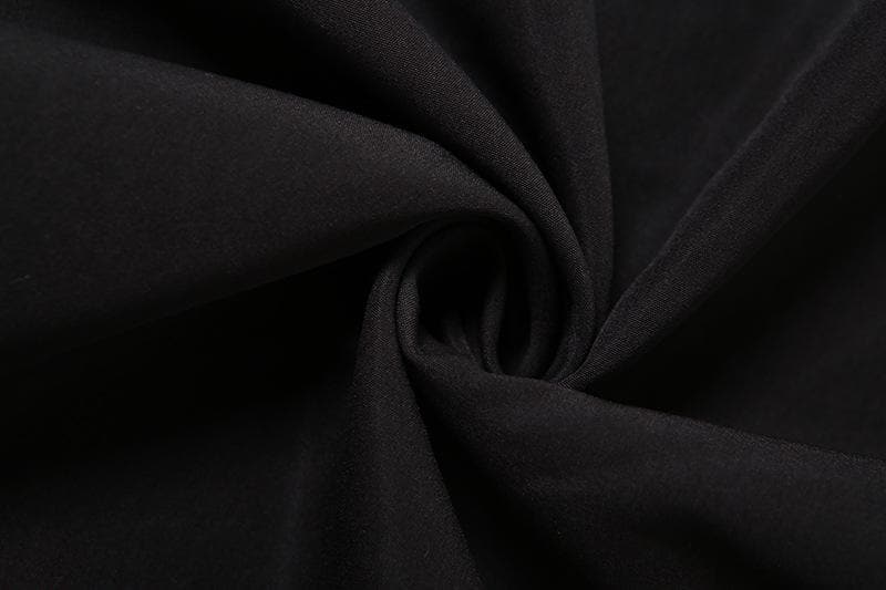 Solid long sleeve zip-up ruffle midi dress