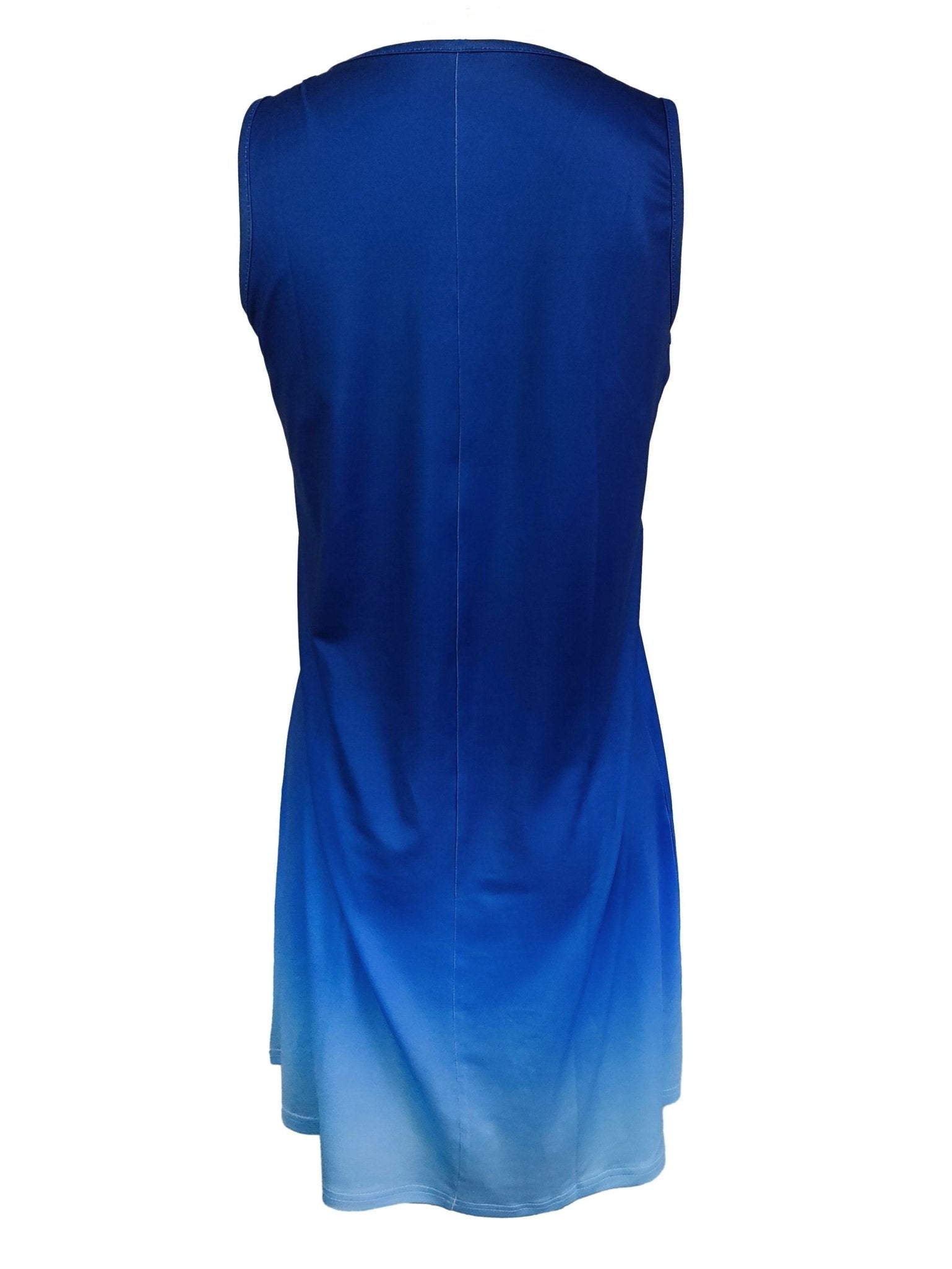 Begoña Stylish Gradient Dress with V-neck for Women Casual Daywear