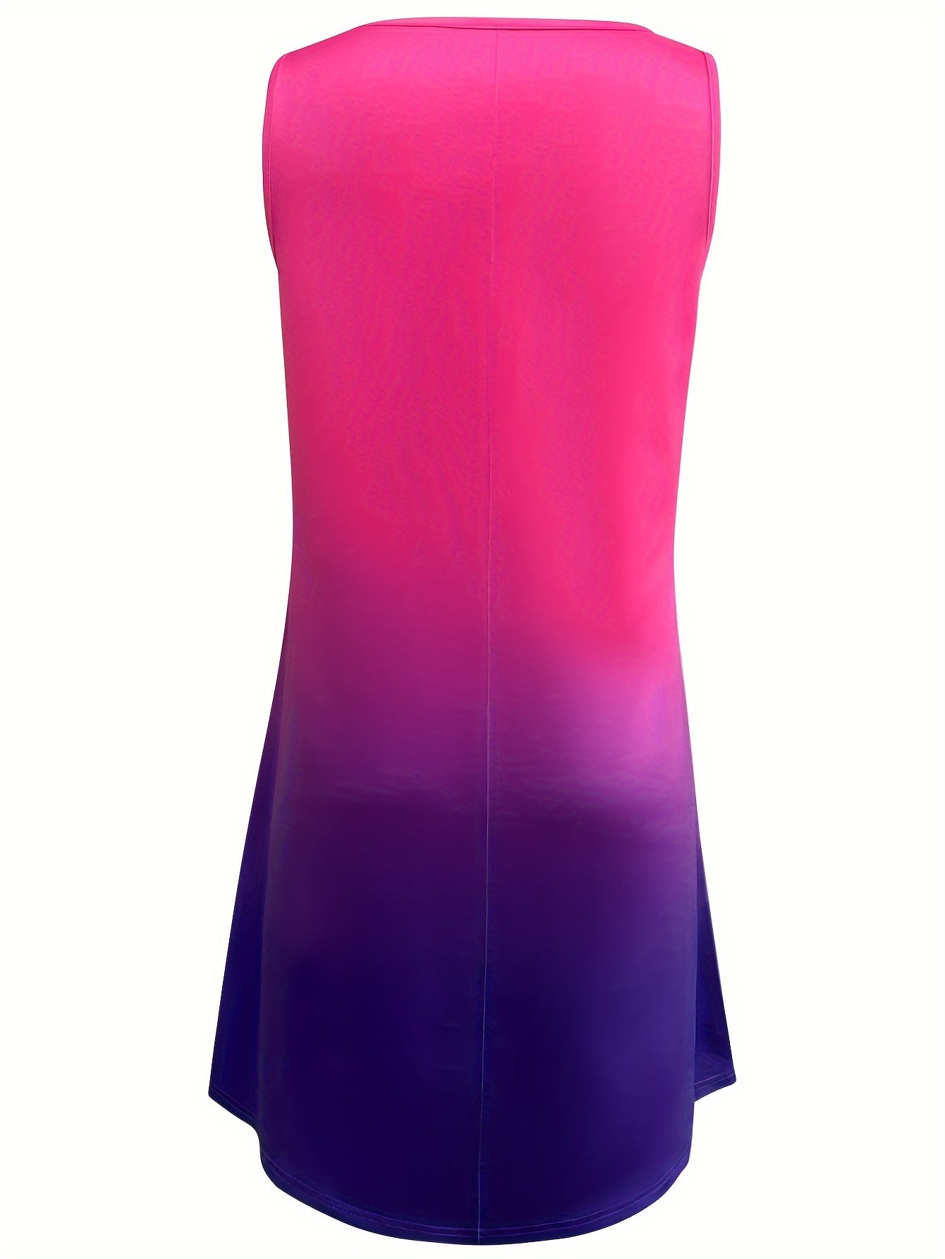 Begoña Stylish Gradient Dress with V-neck for Women Casual Daywear