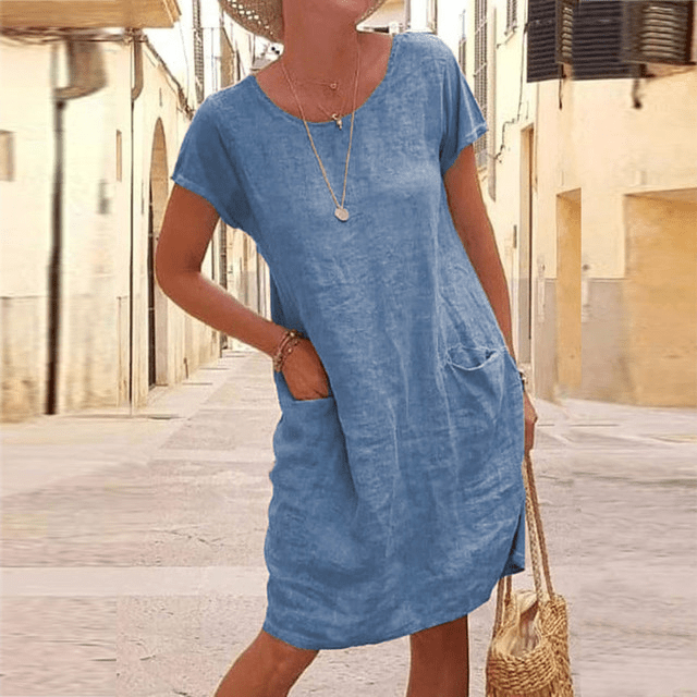 Isabel Stylish Linen Dress for Women Trendy Daily Look
