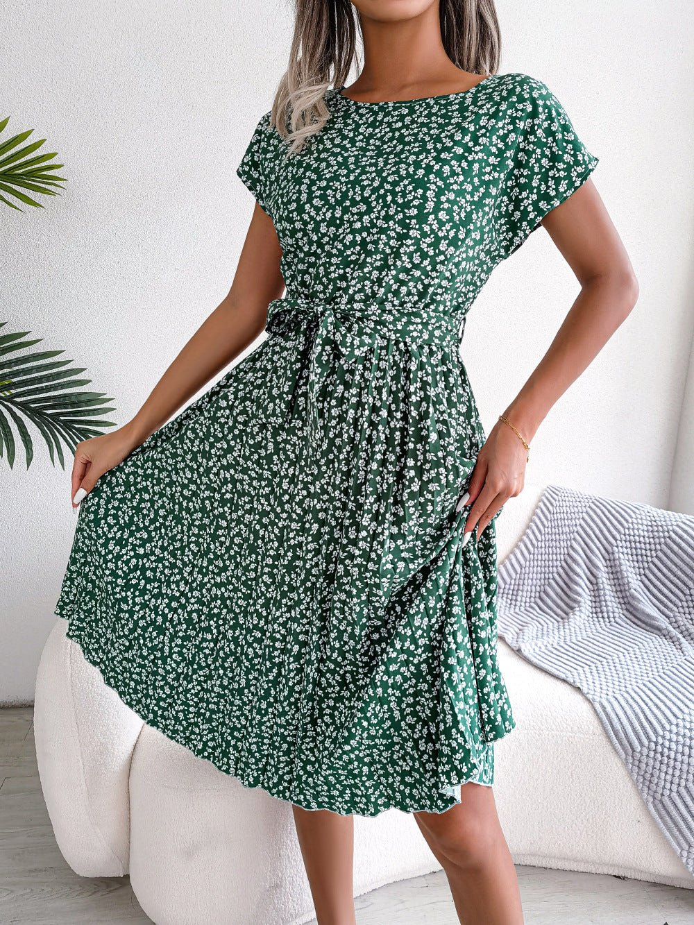 Paloma Elegant Summer Dress with Floral Print for Women Stylish Outfit