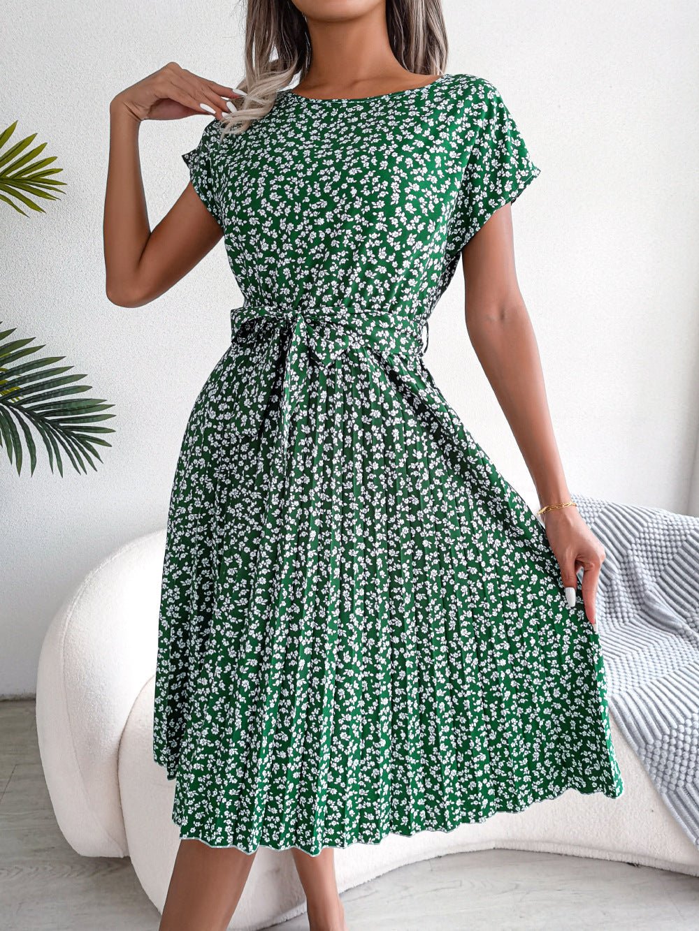 Paloma Elegant Summer Dress with Floral Print for Women Stylish Outfit