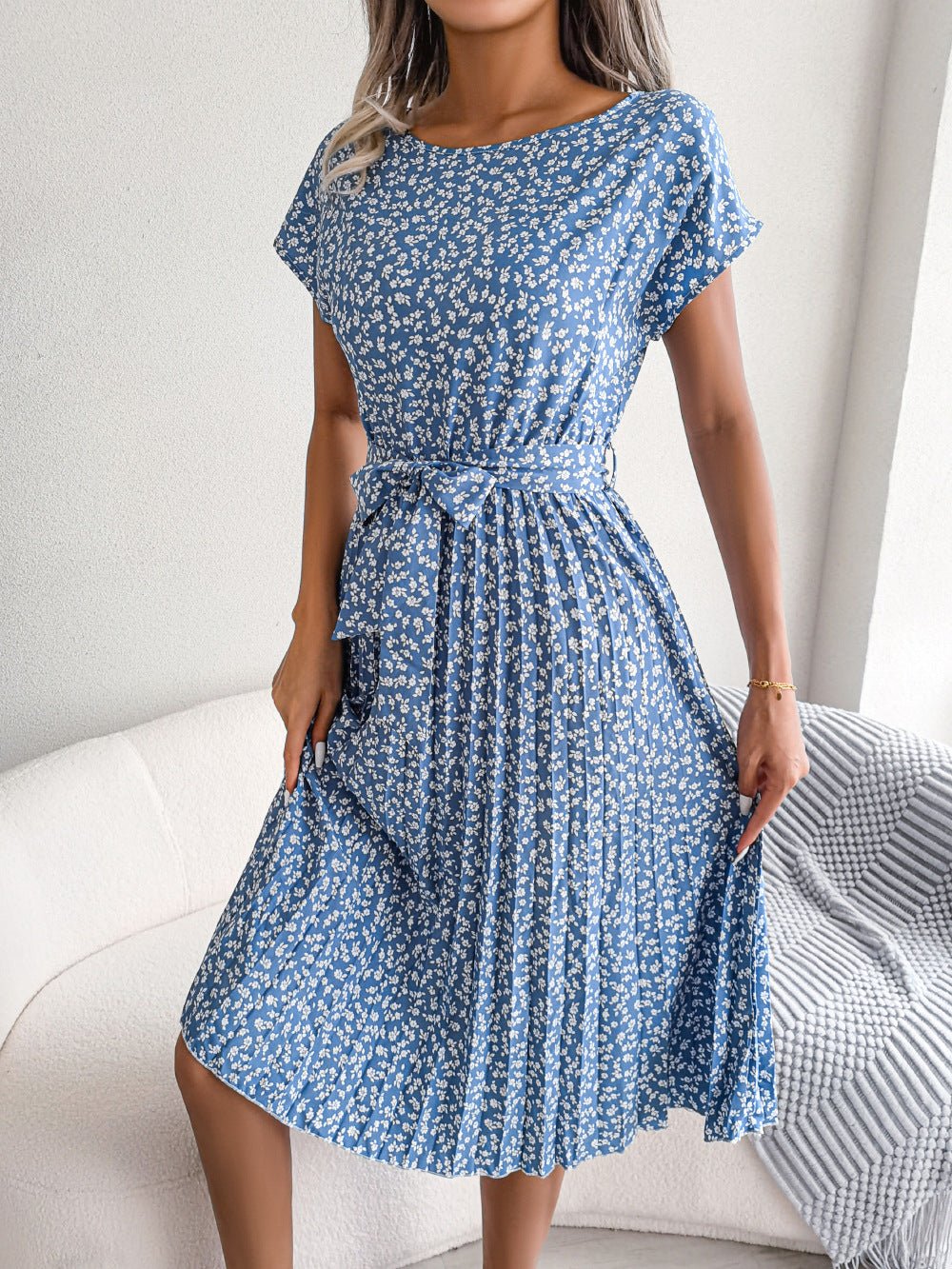Paloma Elegant Summer Dress with Floral Print for Women Stylish Outfit