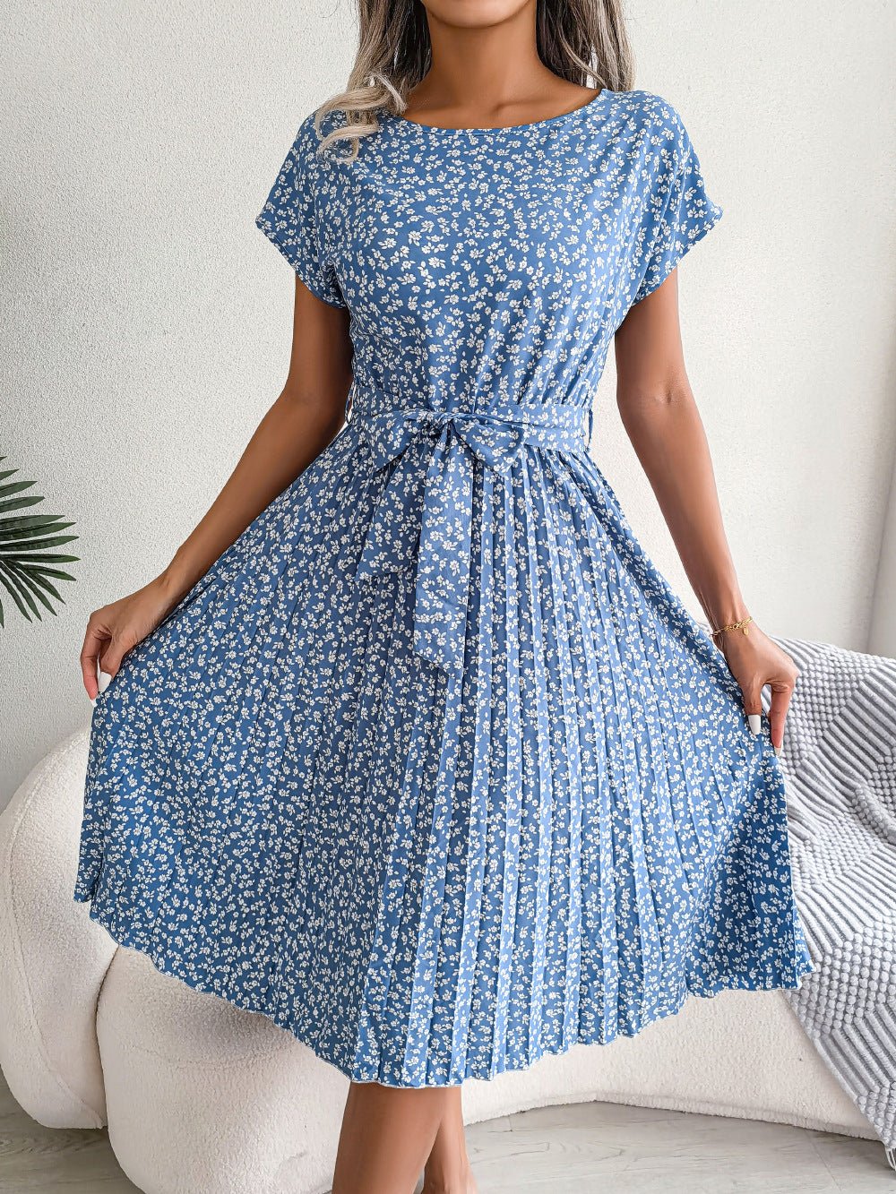 Paloma Elegant Summer Dress with Floral Print for Women Stylish Outfit