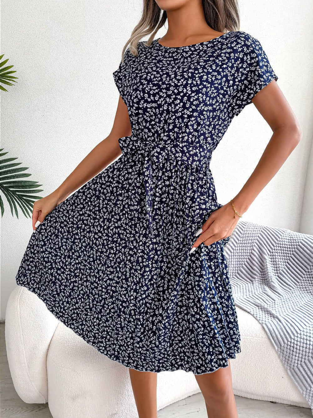 Paloma Elegant Summer Dress with Floral Print for Women Stylish Outfit