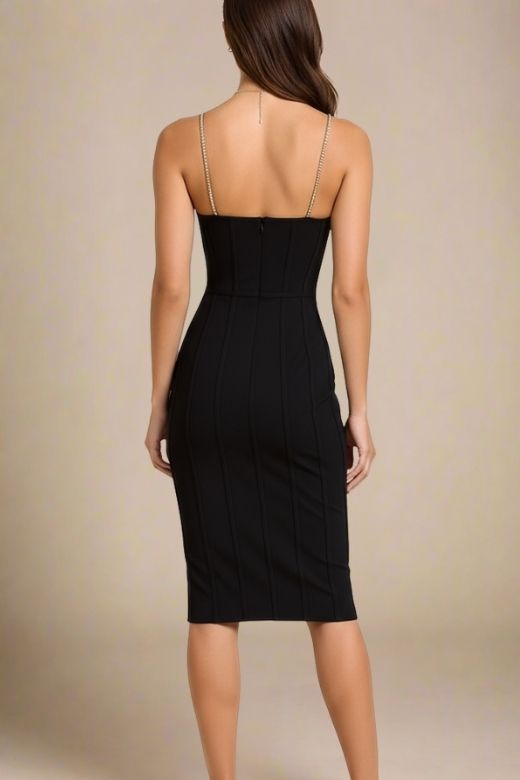 Leah Bodycon Dress - Classic Black