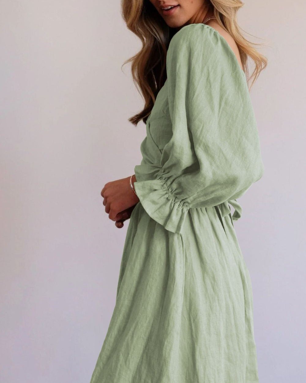 Vanessa Airy Summer Dress Made of Cotton for Women Vacation Beach Look