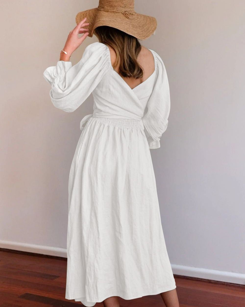 Vanessa Airy Summer Dress Made of Cotton for Women Vacation Beach Look