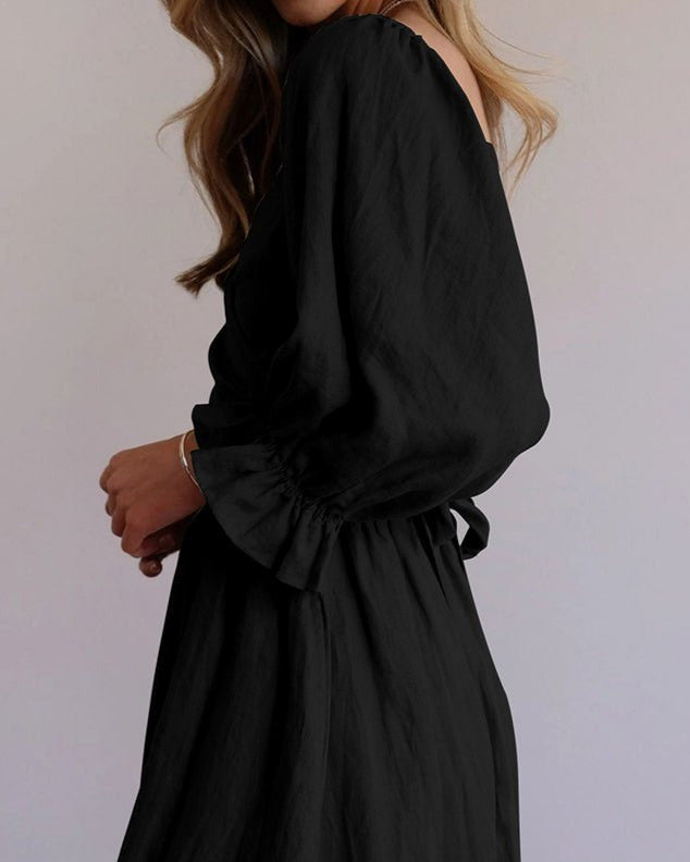Vanessa Airy Summer Dress Made of Cotton for Women Vacation Beach Look